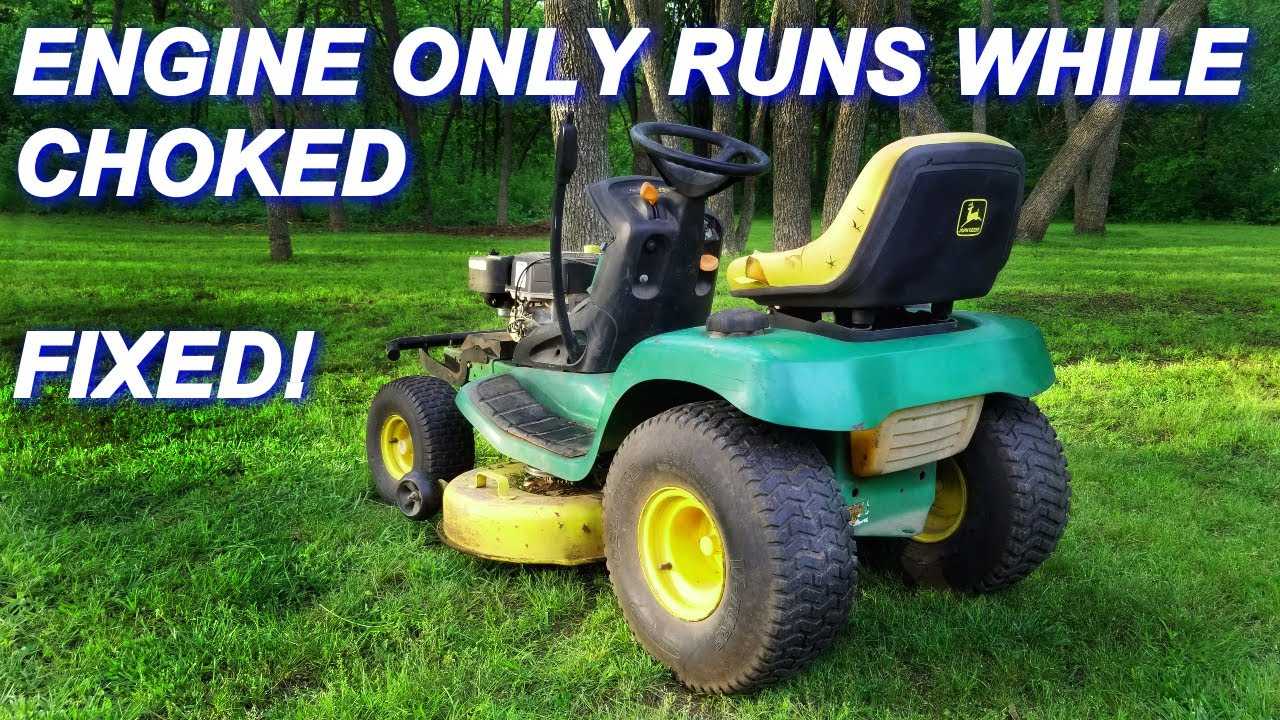 Lawn Mower Stalls Choke Off Causes Engine Failure