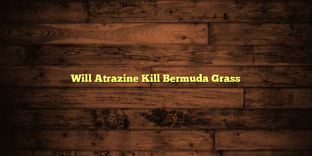 Will Atrazine Kill Bermuda Grass