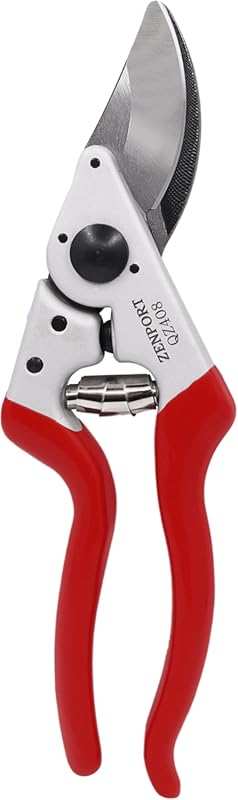 Zenport QZ408 Ergonomic Professional Pruner, 1-Inch Cut, 8.25-Inch Lon