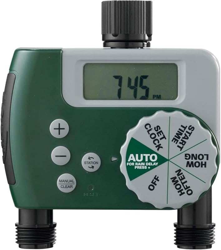 Orbit 58910 2-Outlet Programmable Digital Hose Watering Timer
