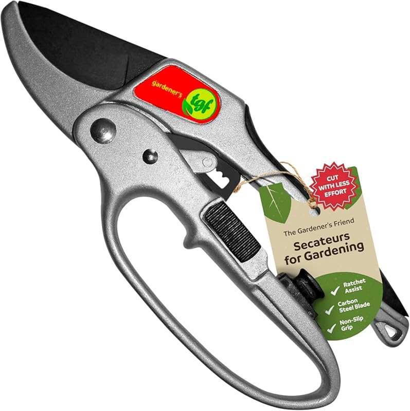 Best Ratchet Pruning Shears: Anvil Pruner with Assisted Action for Wea