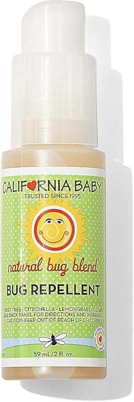California Baby Natural Bug Repellent Spray | Citronella Bug Spray | D