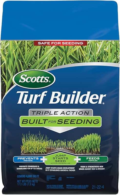 Scotts Turf Builder Triple Action Fertilizer and Weed Preventer for Ne