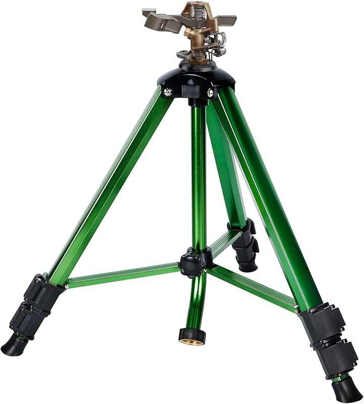 Heavy Duty 360 Degree Impact Sprinkler Head on Tripod Base for Large L