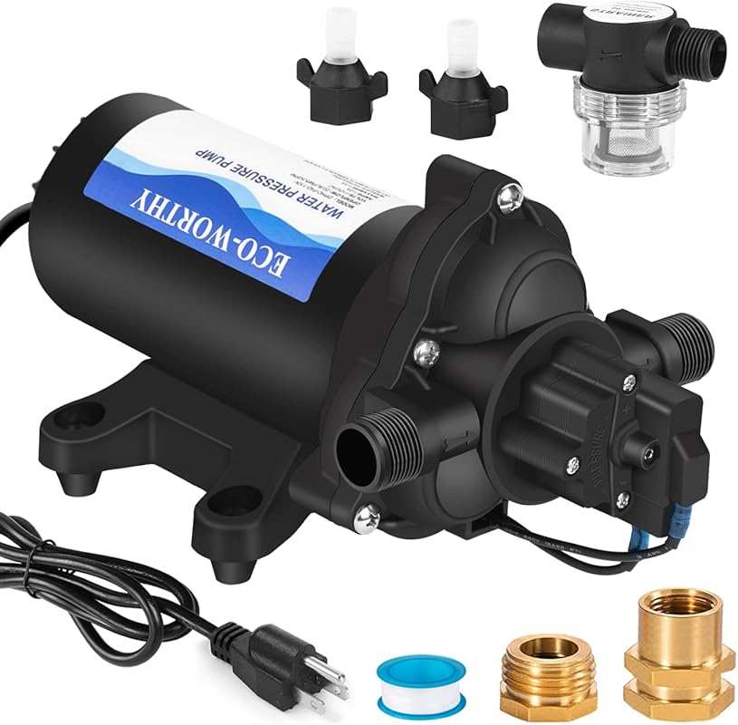 ECO-WORTHY 110V AC 4.0 GPM Diaphragm Water Pump for Sprinkler and Irri
