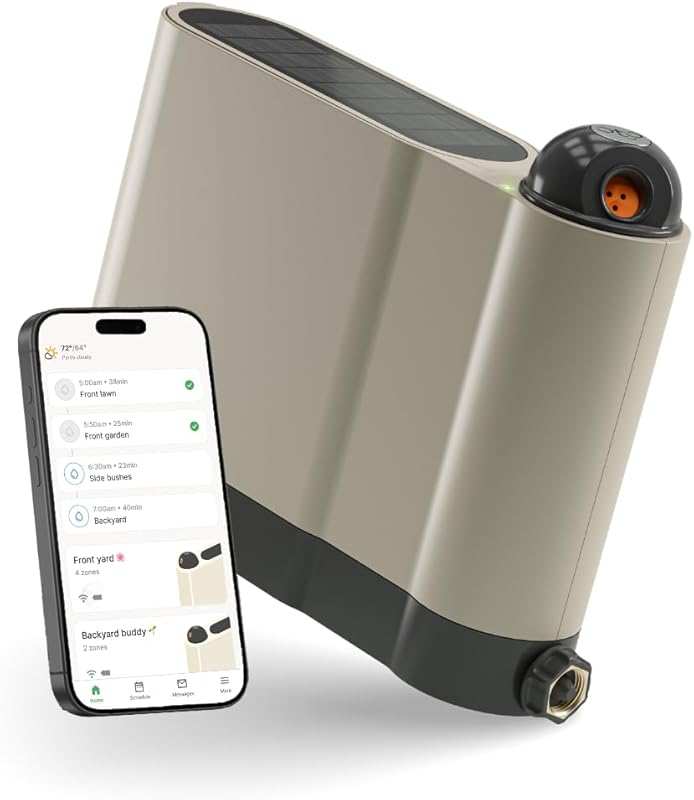 OtO Lawn Smart Sprinkler – App-Controlled Precision Watering, Solar-Po