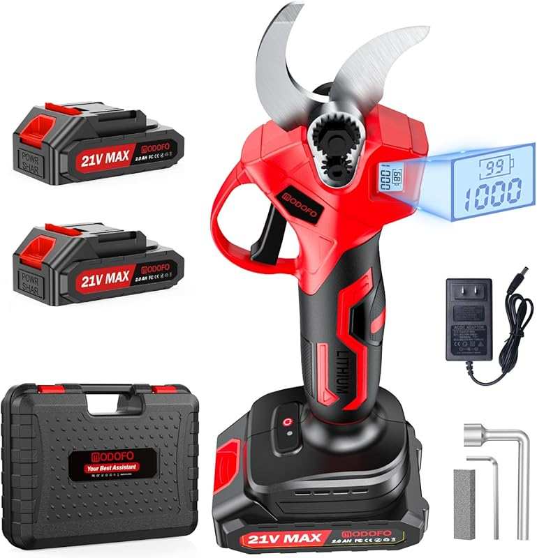 Cordless Electric Pruning Shears for Trees with 1.4