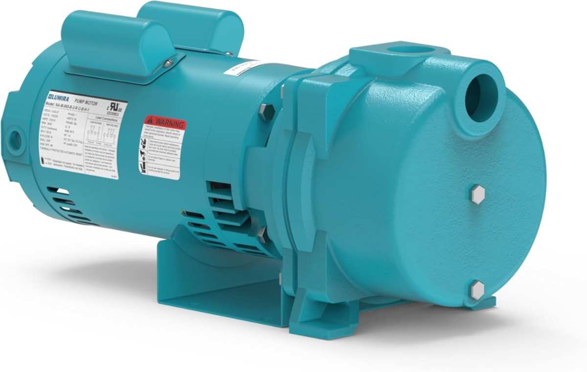 LUMIRA 2 HP, 83 GPM, Lawn/Irrigation/Garden Sprinkler Pump, Cast Iron,