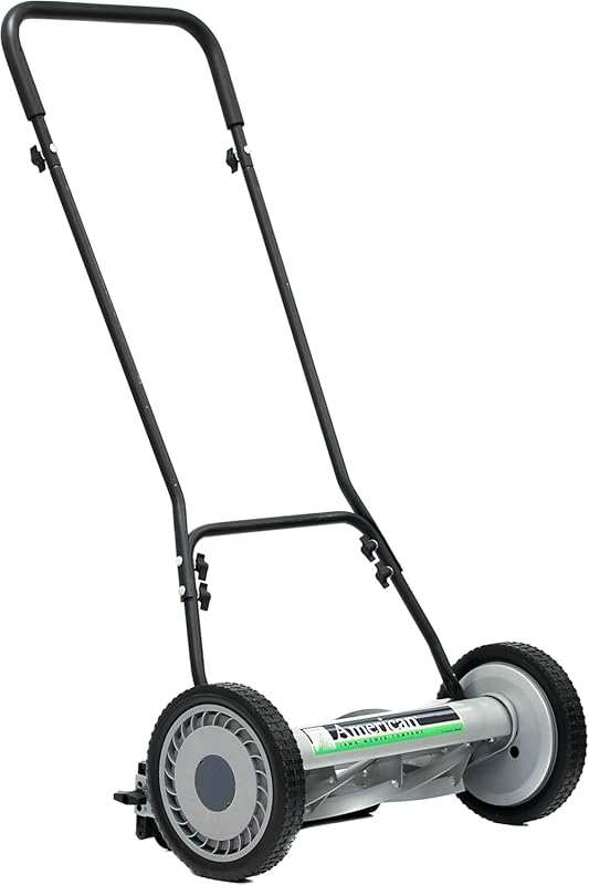 American Lawn Mower 18-Inch 5-Blade Push Reel Mower for Easy Lawn Care