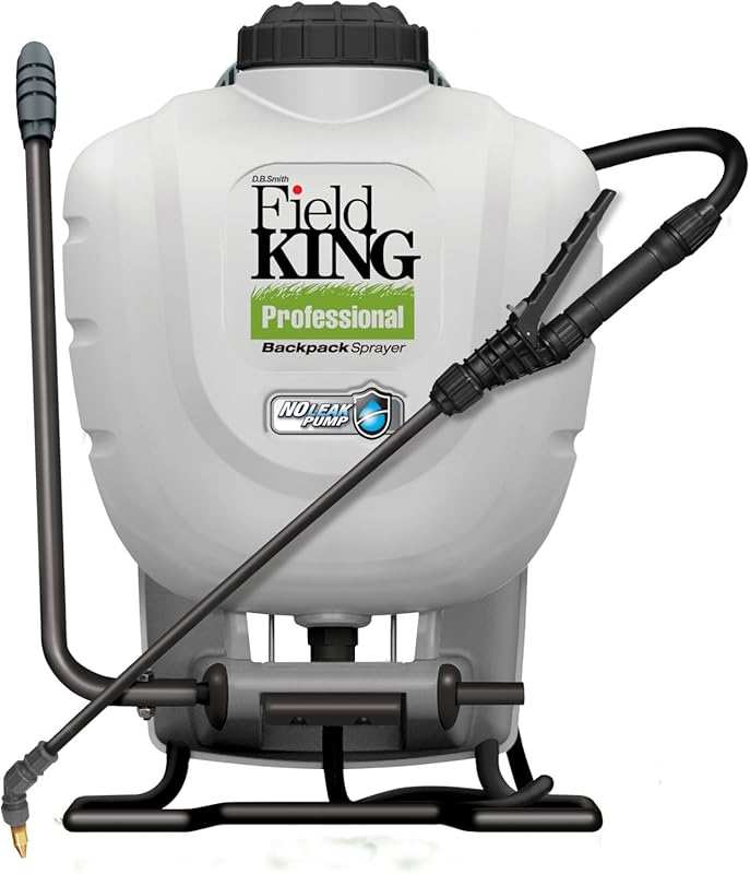 FIELD KING 4 Gallon Backpack Sprayer with Internal No-Leak Pump Design