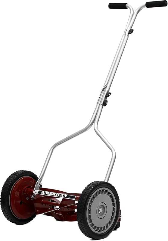 American Lawn Mower 1304-14 14-Inch 5-Blade Push Reel Mower for Pristi