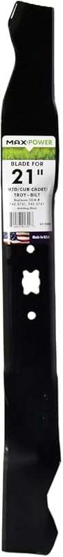 Maxpower 331528B 21-Inch Mulching Blade for MTD/Cub Cadet/Troy-Bilt Mo