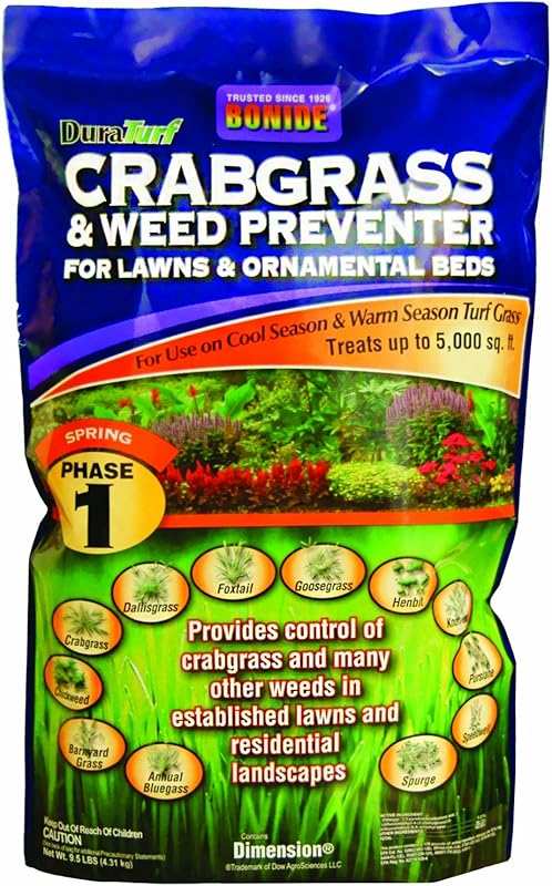 Bonide BND60400 Crabgrass & Weed Preventer, Dura Turf Pre-Emergent Con