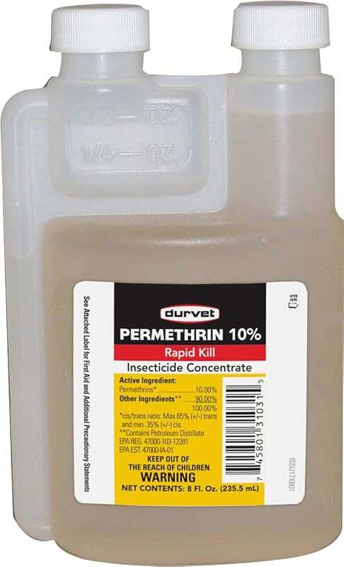 Durvet Permethrin 10% Insecticide Concentrate for Livestock and Yard,