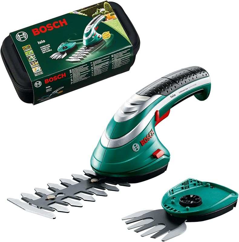 Bosch Isio Wireless Hedge Trimmers: 12cm Blade, Battery Powered Garden