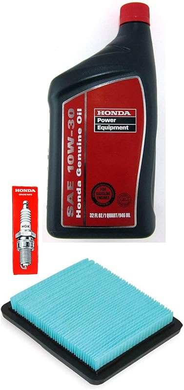 Honda EU3000 Generator Tune-Up Kit: 10w30 Oil, Spark Plug, Air Filter