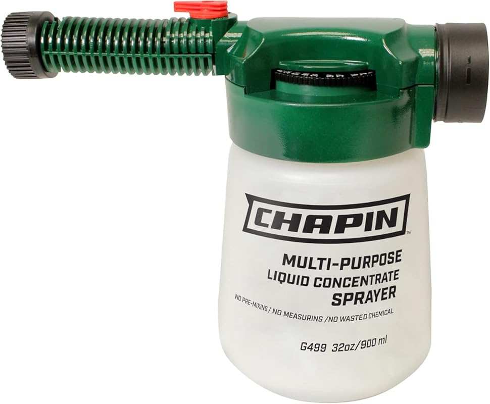 Chapin G499 Select-N-Spray Adjustable Rate Dial Hose End Sprayer for N