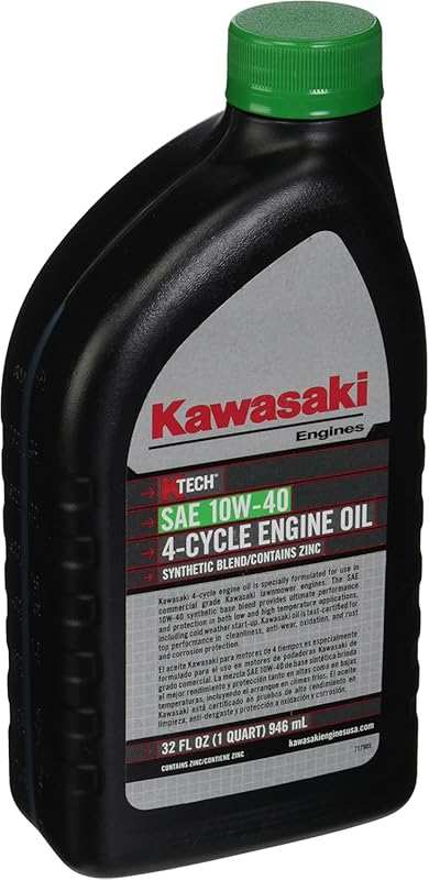 Kawasaki K-Tech SAE 10W-40 Engine Oil 1 Quart Bottle