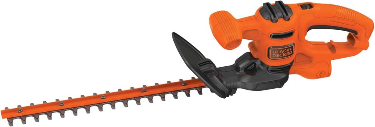 BLACK+DECKER 16-Inch 3.0 Amp Corded Compact Electric Hedge Trimmer for