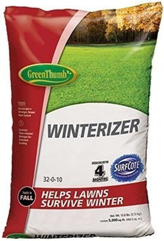 Green Thumb GT58105 Winterizer Lawn Fertilizer: 32-0-10 formula for 5,