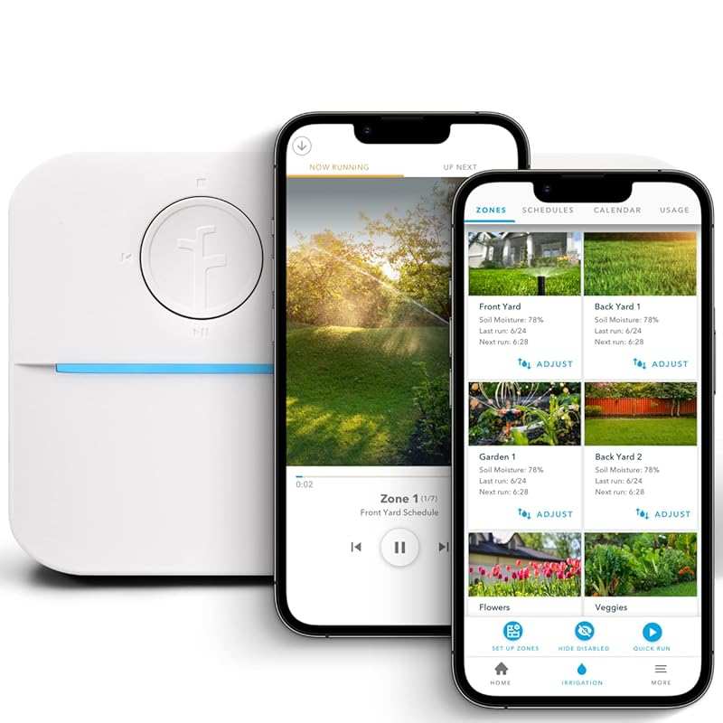Rachio WiFi Smart Sprinkler Controller: 8-Zone, App Control, Weather I