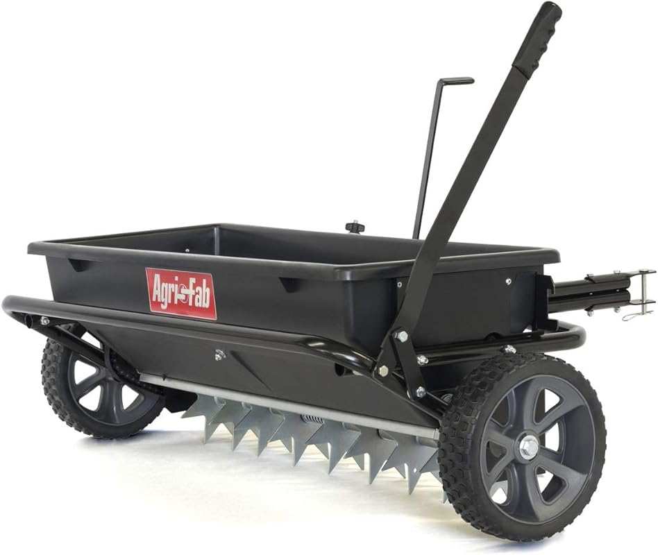 Agri-Fab 45-0543 100 lb. Tow Spiker/Seeder/Spreader for Efficient Lawn