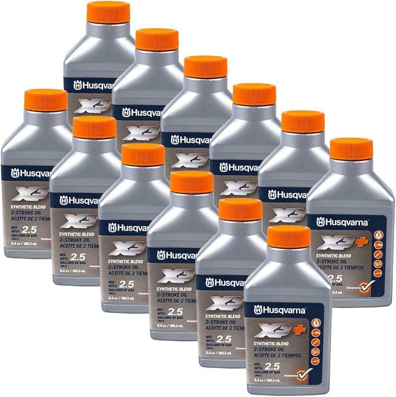 Husqvarna 12PK Genuine OEM XP 2-Cycle Oil Mix for Superior Engine Lubr