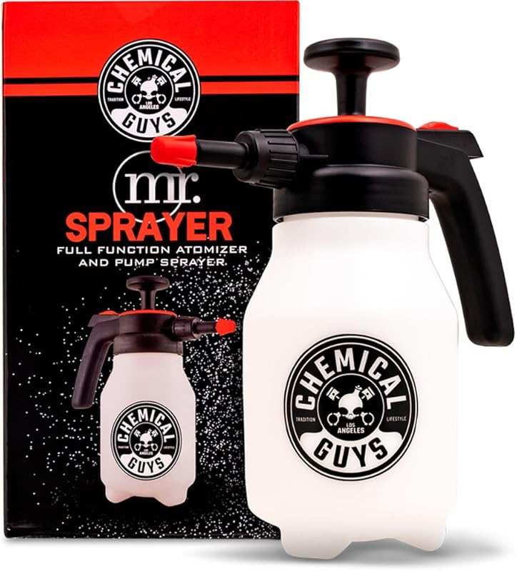 Chemical Guys Mr. Sprayer 50 oz Pressure Atomizer Pump Sprayer for Det