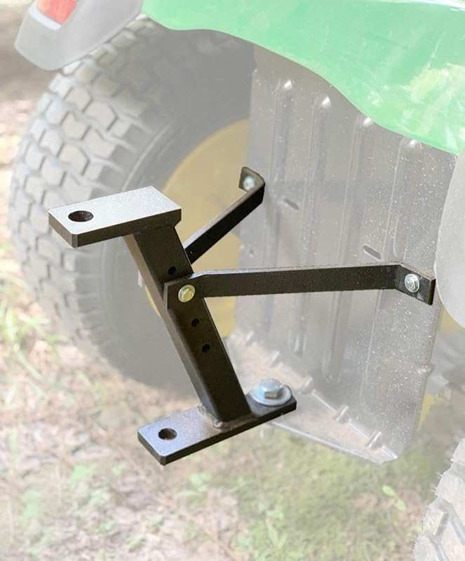 Eapele Solid Iron Trailer Hitch for Lawn Mowers and Garden Tractors, F