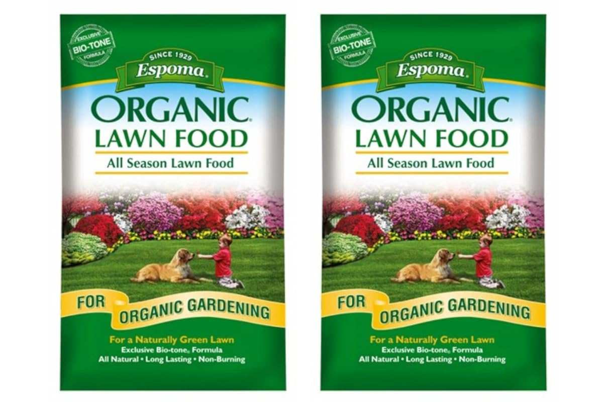 Espoma Organic All Season Lawn Food 2-Pack: Bio-tone slow-release fert