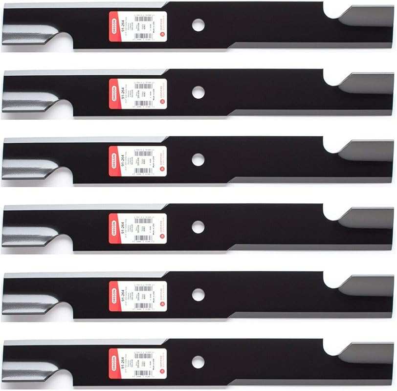 Oregon 6PK 91-264 High Lift Blade fits 60