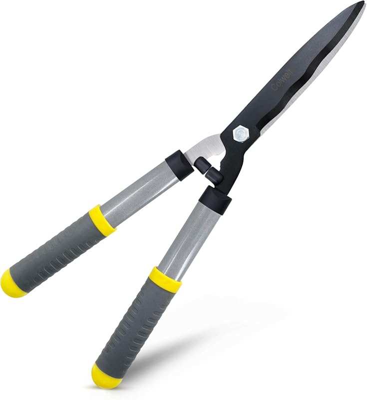 Colwelt 21'' Hedge Clippers with Sharp Carbon Steel Blades and Ergonom