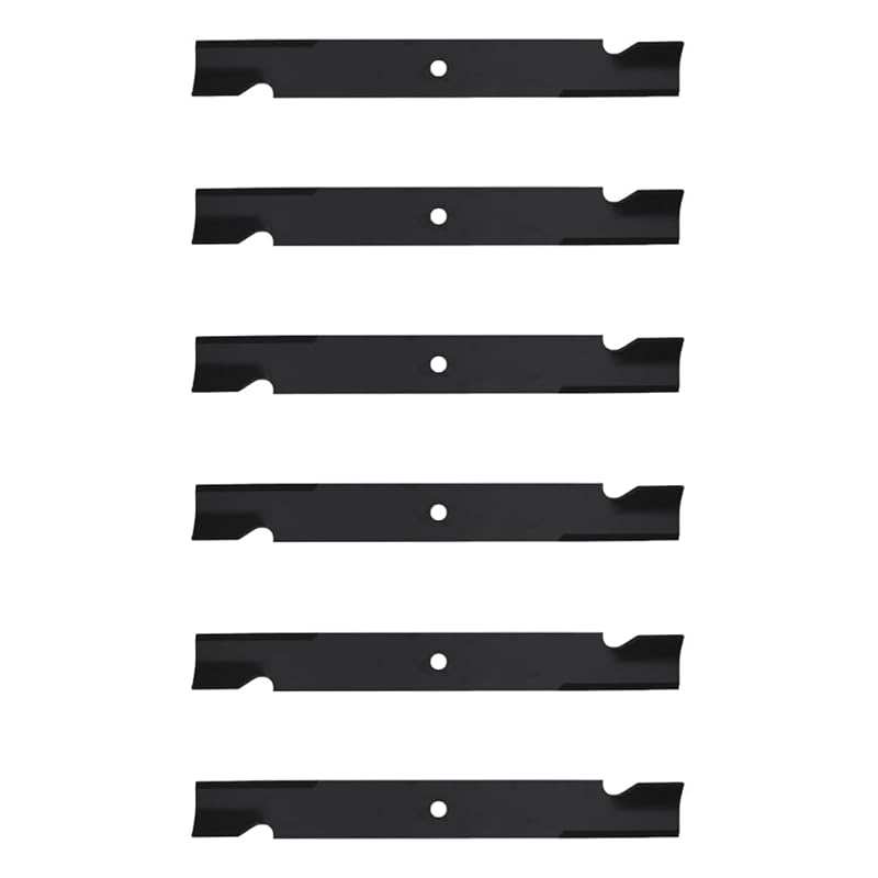 6 High Lift Mower Blades for Exmark Zero Turn Mower: Fits 60