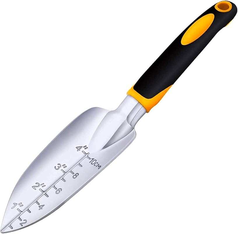 Ergonomic Garden Trowel Hand Shovel with Non-Slip Handle for Planting,