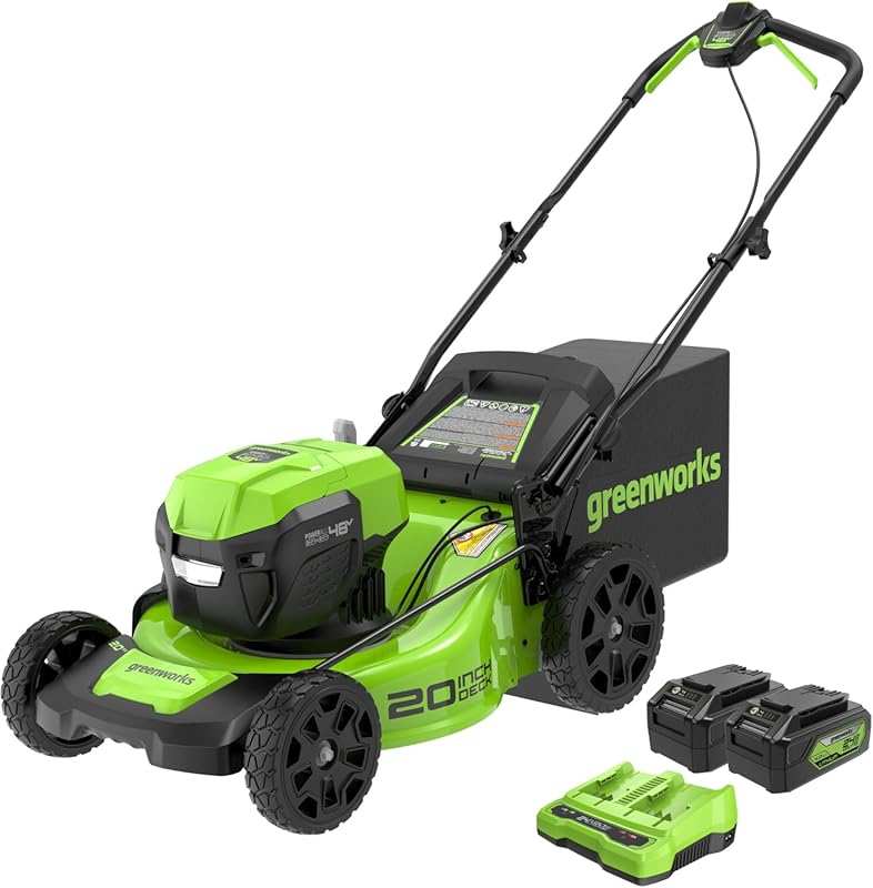 Greenworks 48V Brushless Cordless Lawn Mower: 20