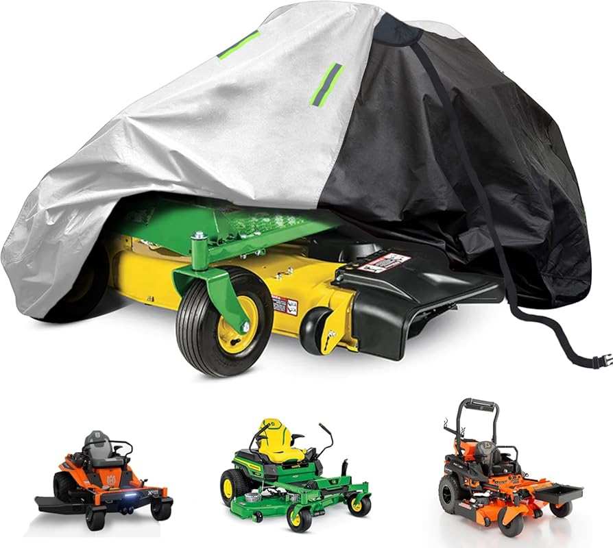 Waterproof Heavy Duty Zero-Turn Mower Cover for Decks up to 60