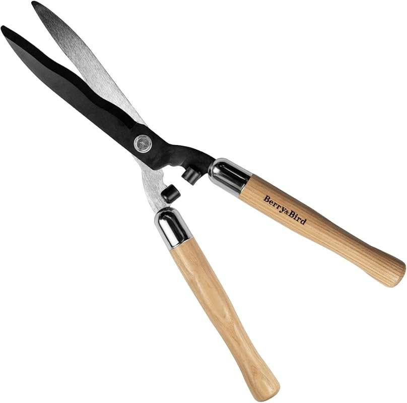 Berry&Bird 19.88'' Heavy Duty Garden Hedge Shears with Carbon Steel Bl