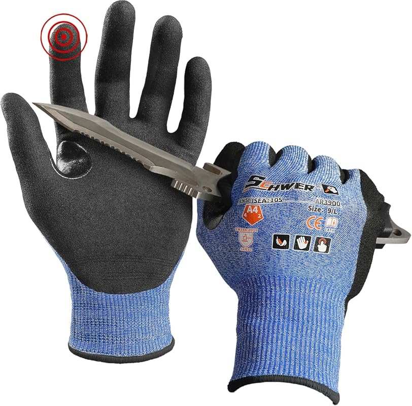 Schwer A4 AIR-SKIN Lightweight & Thin Cut Resistant Gloves, AR3900, To
