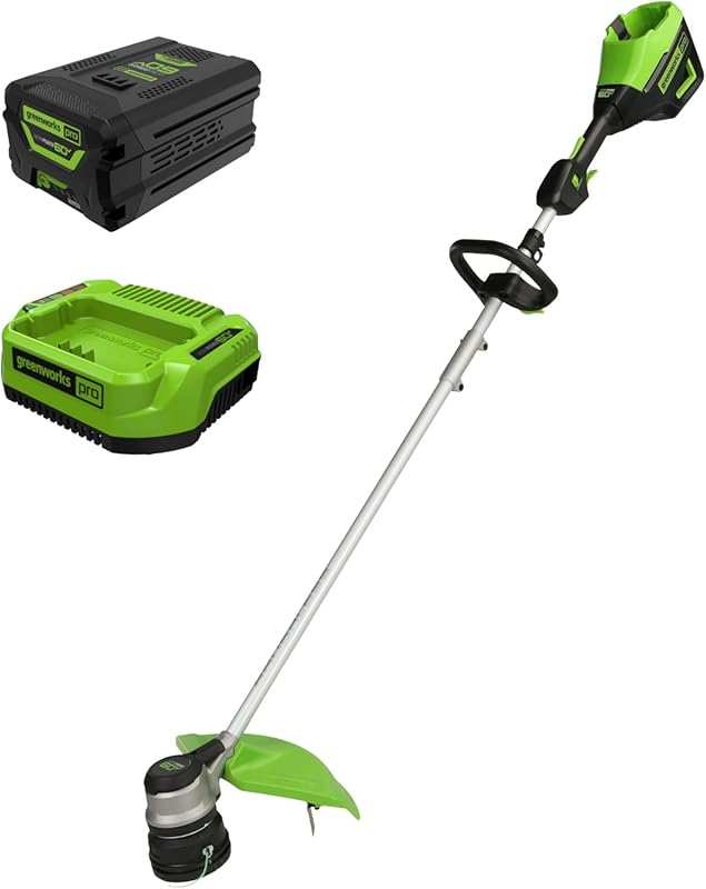 Greenworks 60V Brushless Cordless String Trimmer for Large Lawns
