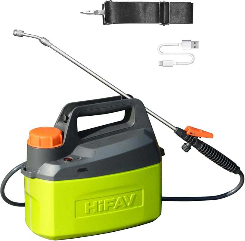 ES4 Electric Sprayer 1 Gallon: Rechargeable Battery Sprayer with Coppe