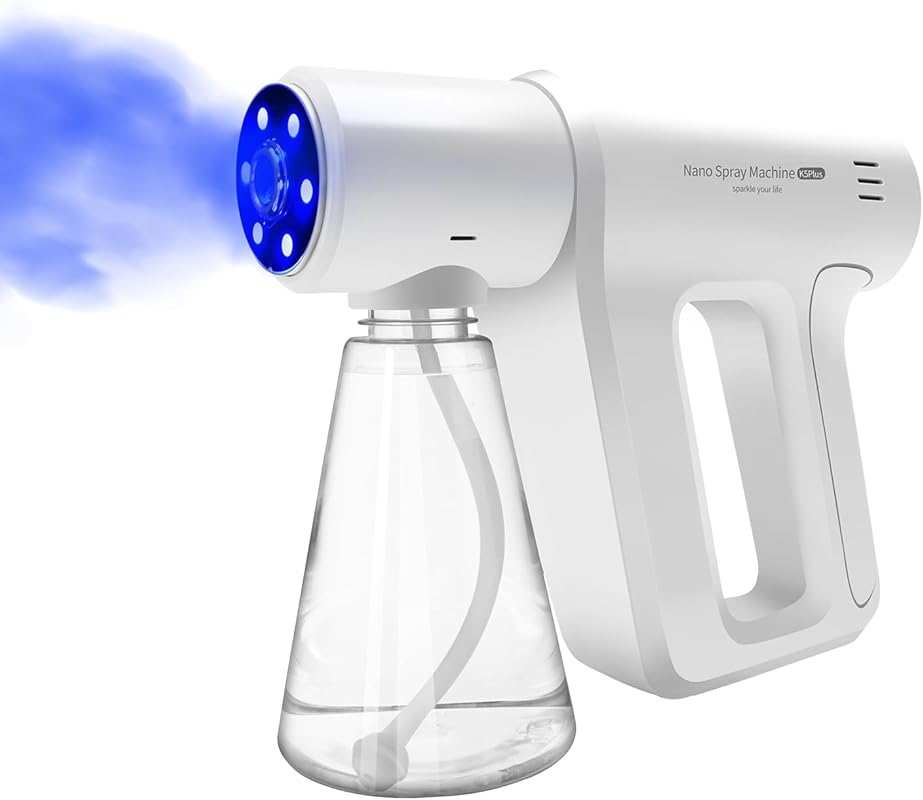 Rechargeable ULV Nano Sprayer with Blue Light and Electrostatic Atomiz