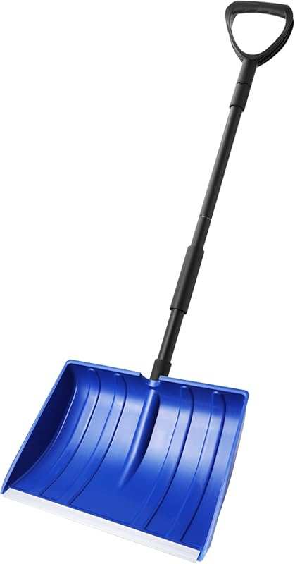 Yocada 55-Inch Snow Shovel for Driveway with D-Grip Handle