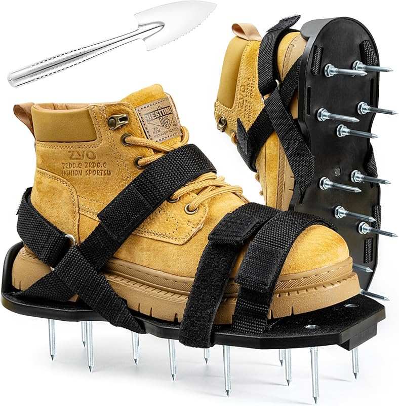 Free-Installation Heavy Duty Lawn Aerator Shoes with Stainless Steel S
