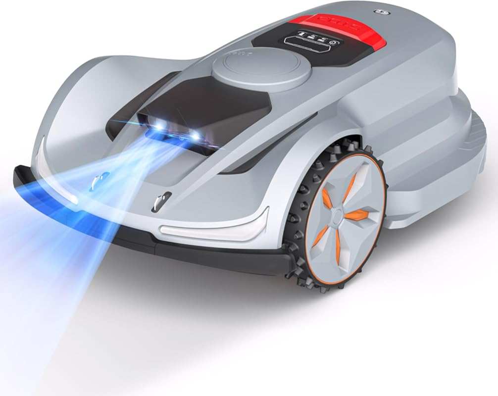 Sunseeker X7 Wireless AI Robot Lawn Mower for 0.75 Acre Lawns, Vision 