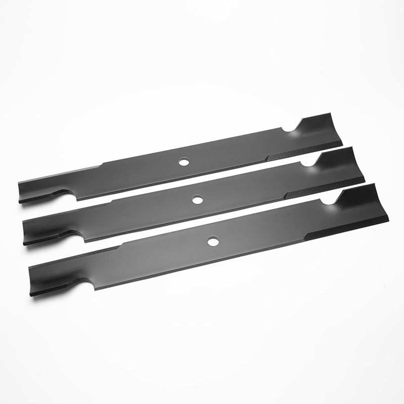 3 Pack 60 Inch High Lift Mulching Mower Blades fit Dixie Chopper & Mor