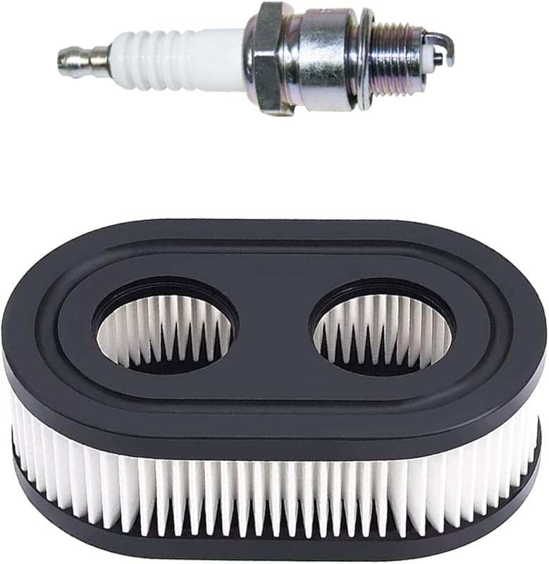 B&S 725EX Air Filter & Spark Plug Kit for Toro Recycler 22 & Troy Bilt