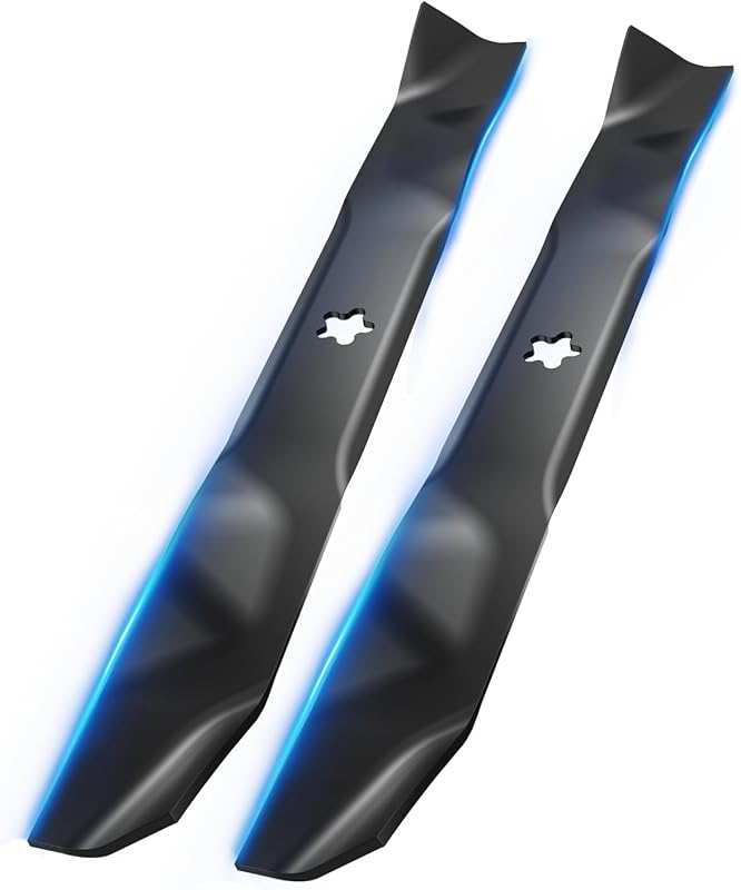 2-Pack Mulching Lawn Mower Blades for 42-inch Craftsman, Husqvarna, an