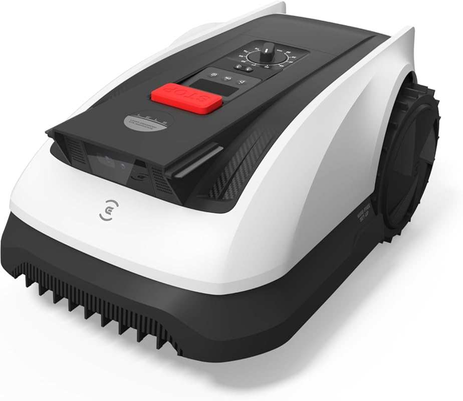 ECOVACS Goat O1000 Wire-Free AI Robot Lawn Mower for 1/4 Acre Lawns, V