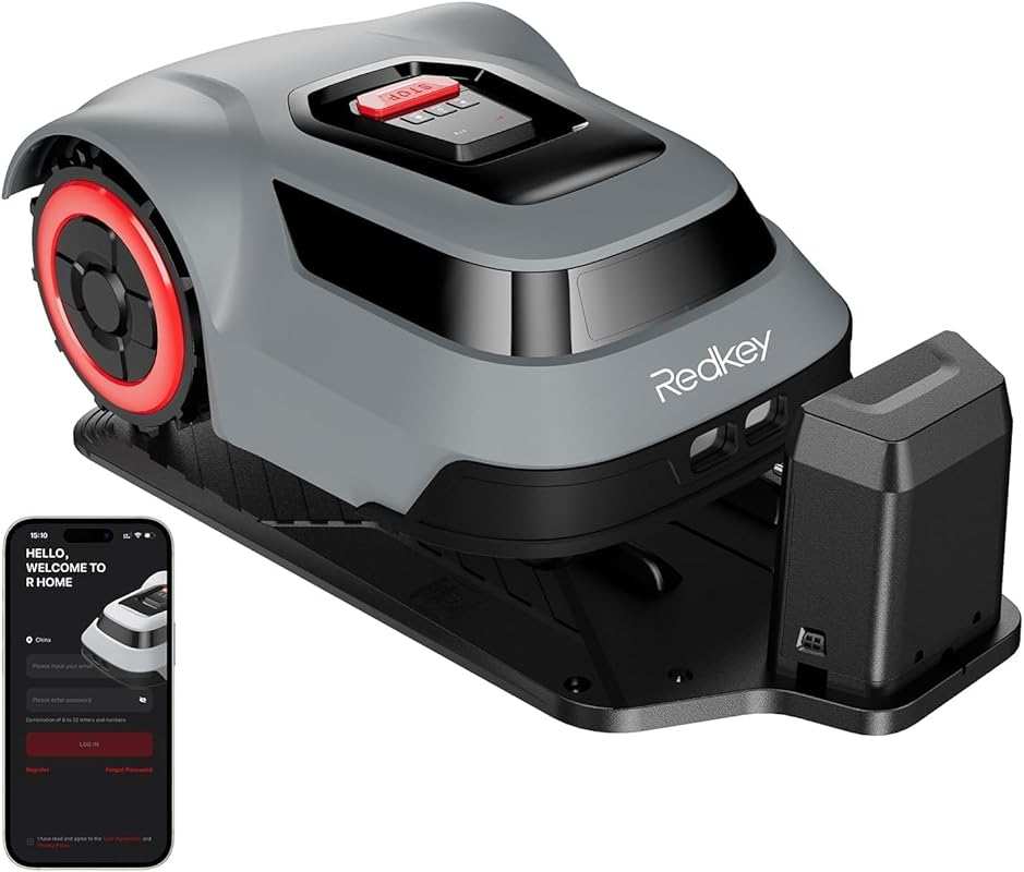 Redkey MGC1000 Robot Lawn Mower: Boundary Wires for 0.3 Acre, 45% Slop