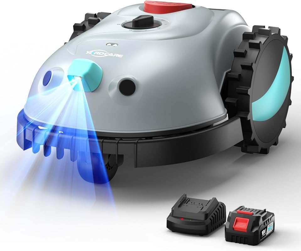V100 Robotic Lawn Mower: Visual Navigation, Smart Obstacle Avoidance, 